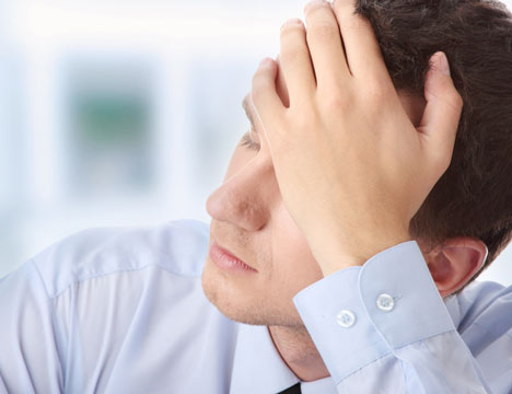 Man in despair